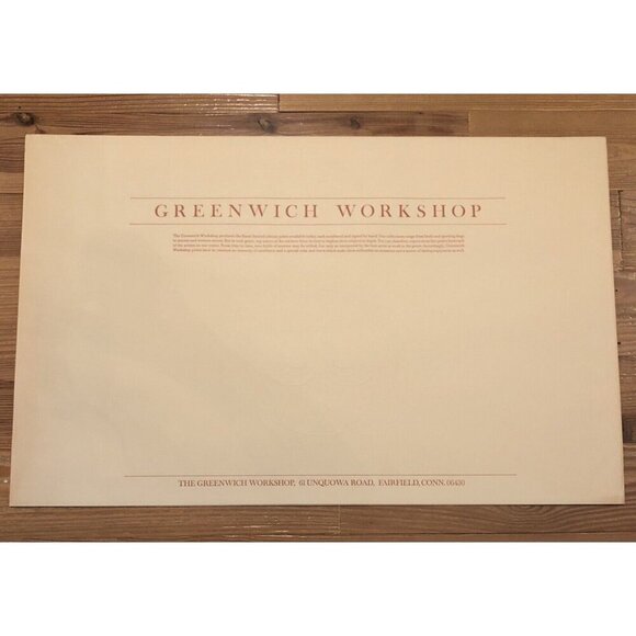 32"x22" Limited Edition Signed Numbered PRINT Last Leaves by CAROLYN BLISH 1980 - Picture 9 of 9